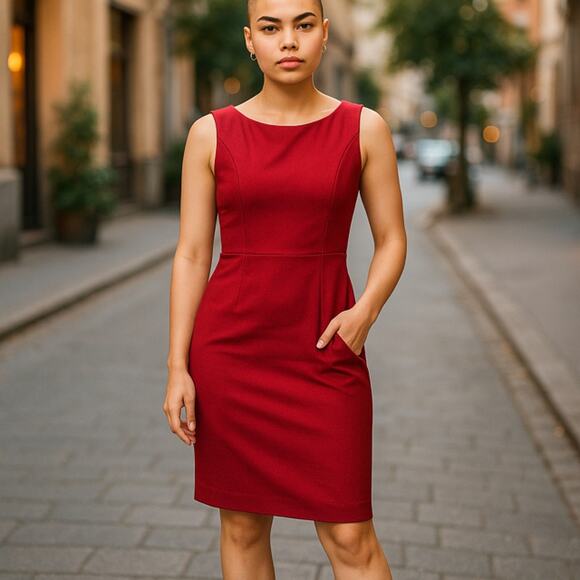 Shape FX Dresses & Skirts - Red Shape FX Form Fitting Dress - Size 4